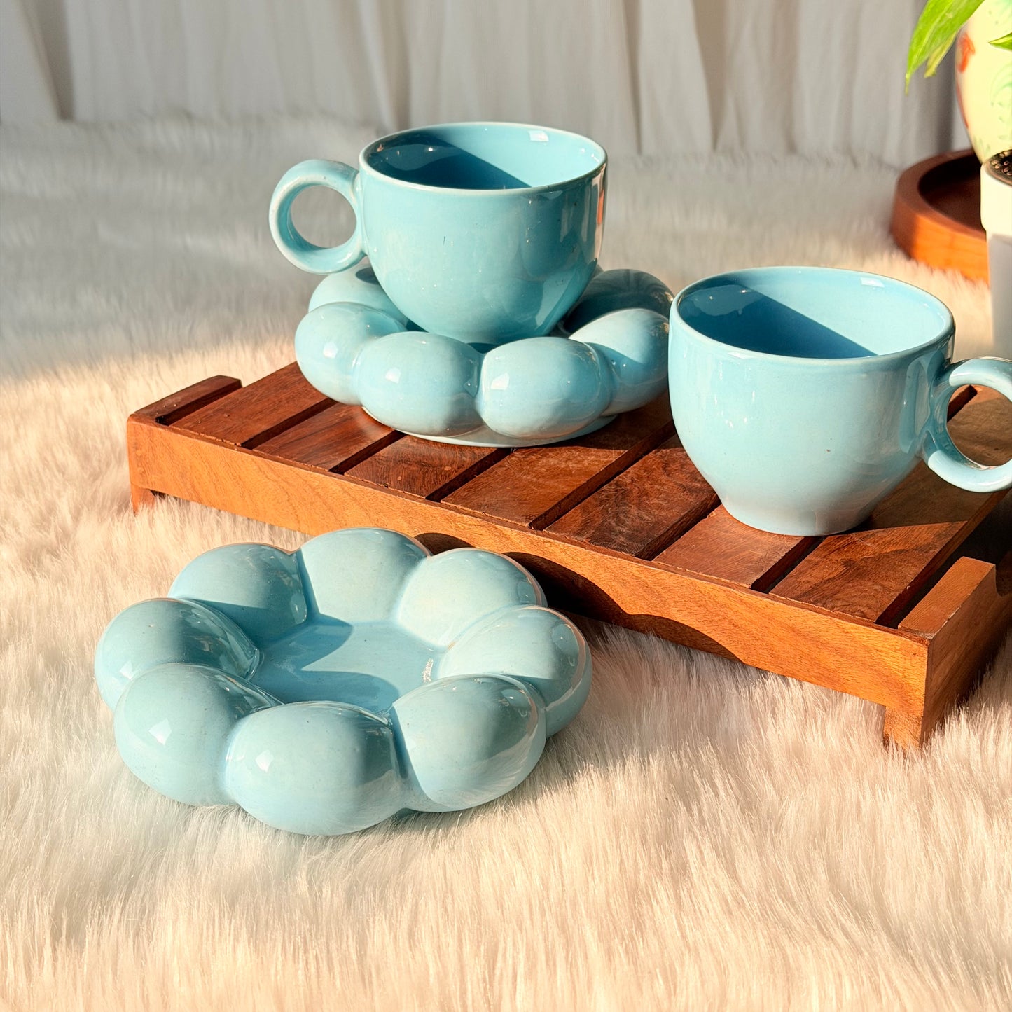 Sky Bloom Cup & Saucer Set