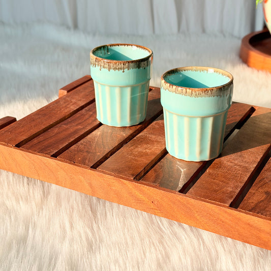 Coastal Aqua Ceramic Kulhad