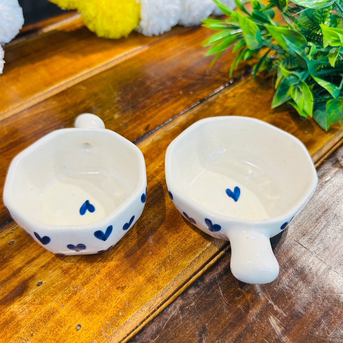 Blue Handle Dip Bowl ( pack of 1 )