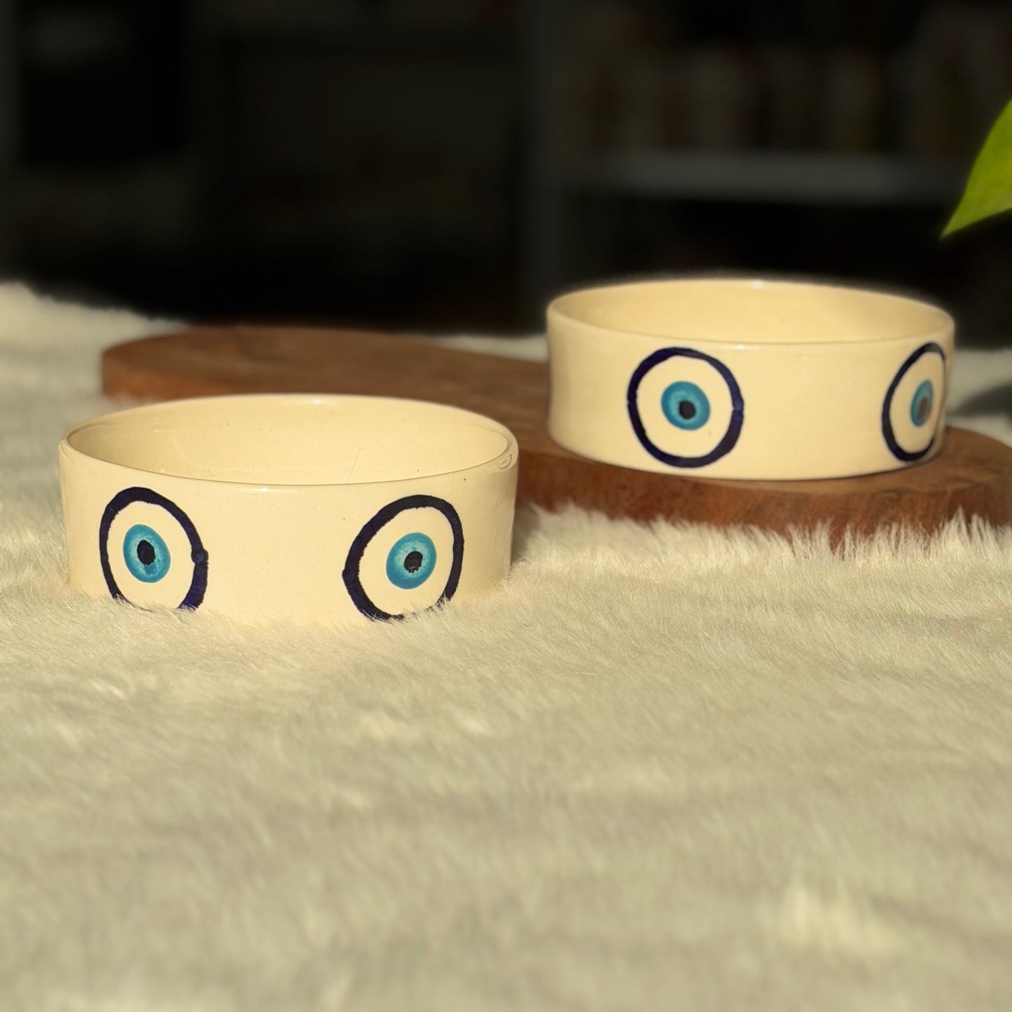 Evil Eye Ceramic Breakfast Bowl
