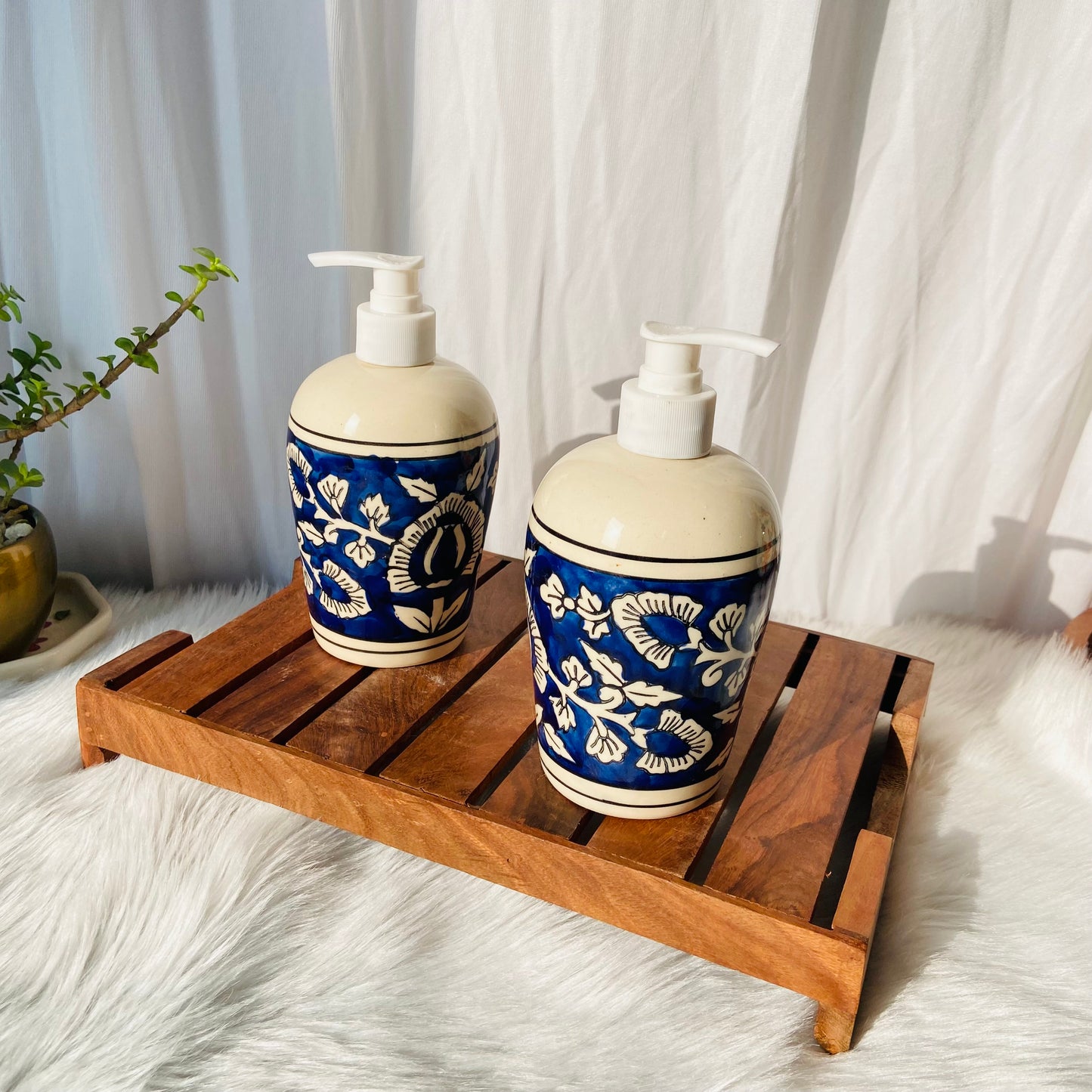 Blue Mughal Handwash Bottle