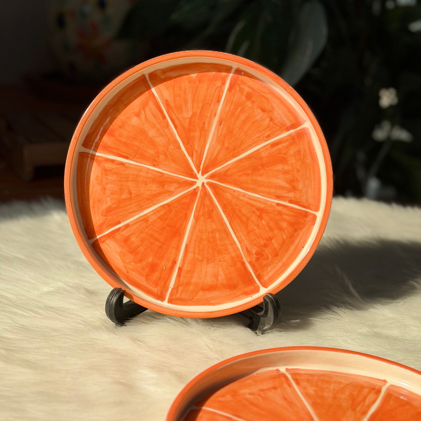 Orange Platter Plate