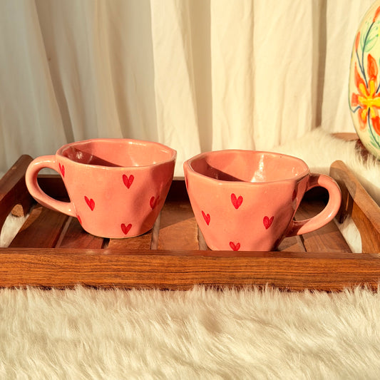 Blush Love Ceramic Cup