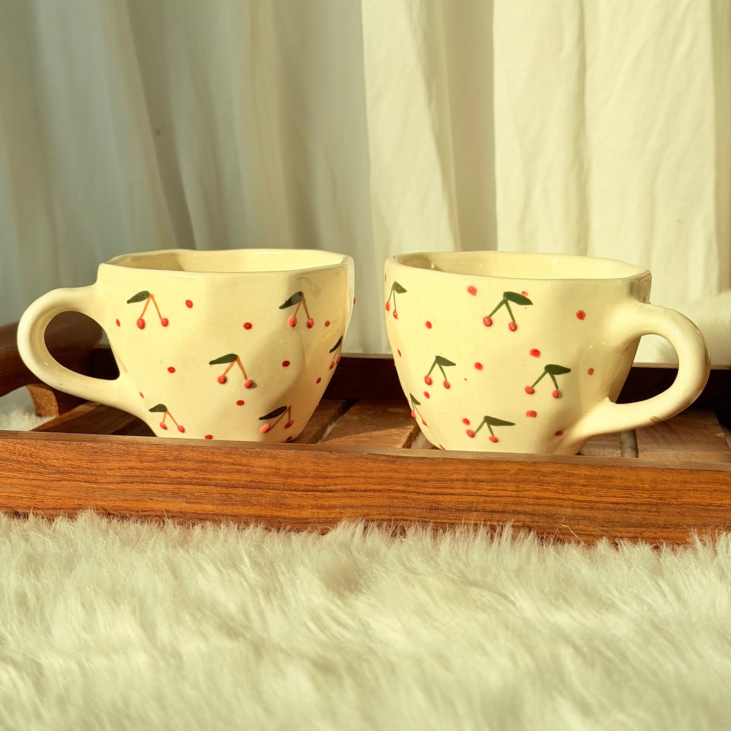 Cherry Crush Ceramic Cup