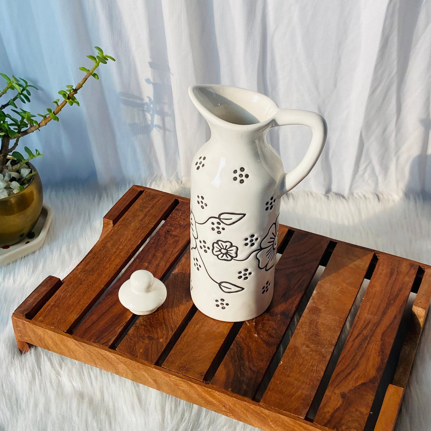 Black Leaf Oil Bottle