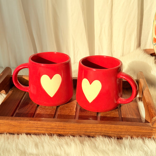 Classic Love Red Ceramic Mug