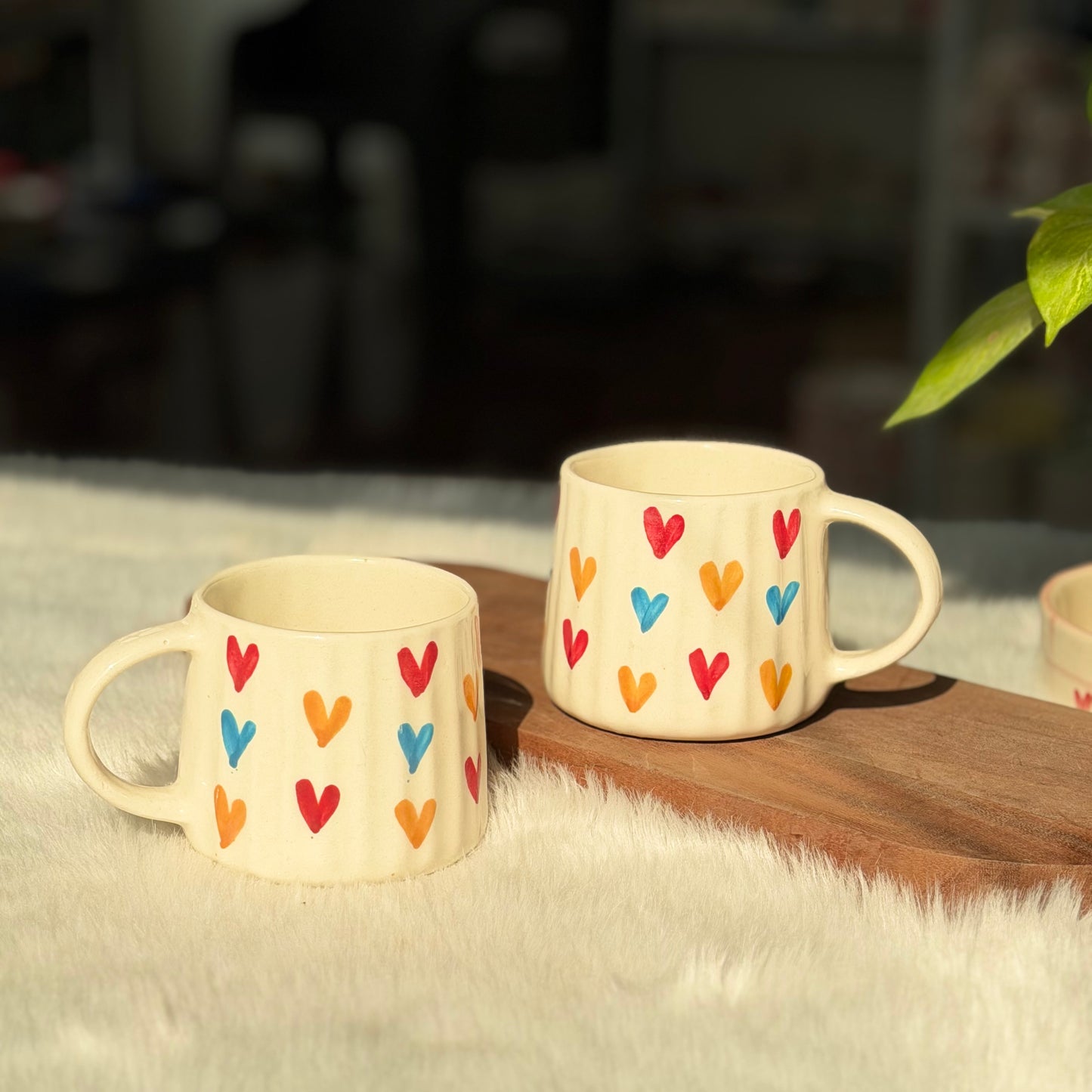 Pastel Hearts Coffee Mug