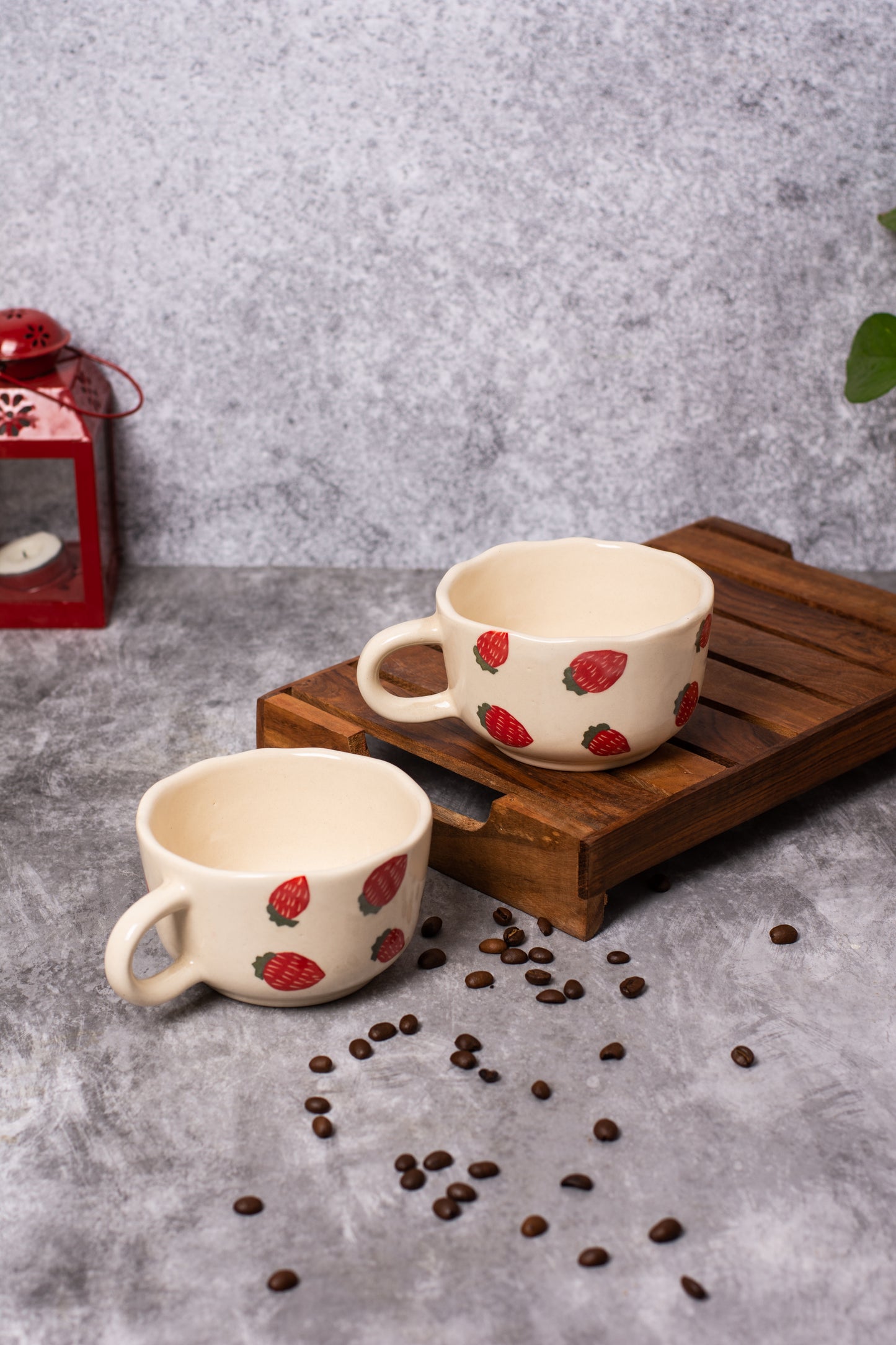 Strawberry Broad Mug (Pack of 1)
