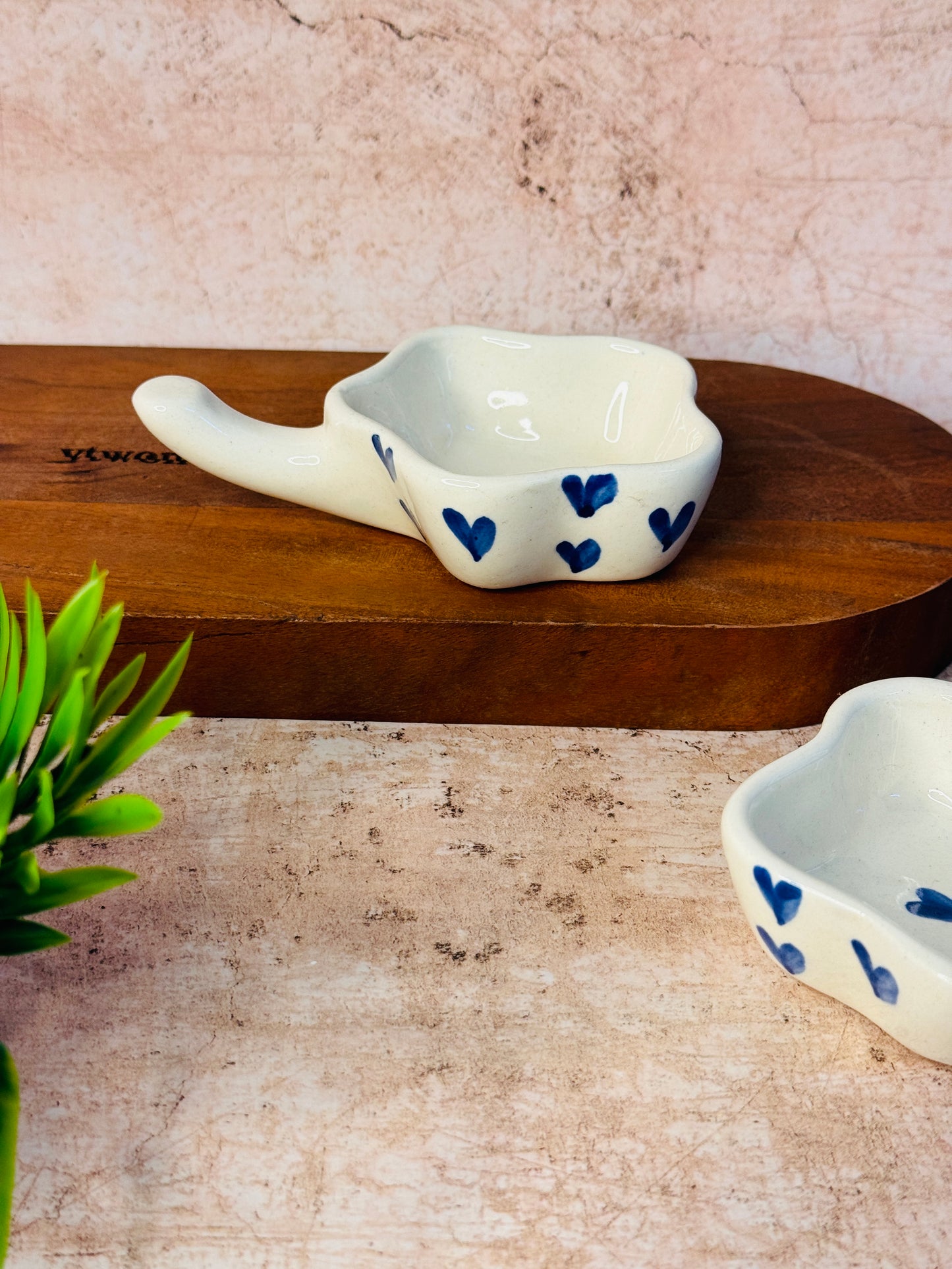Blue Heart Dip Bowl (Pack of 1)