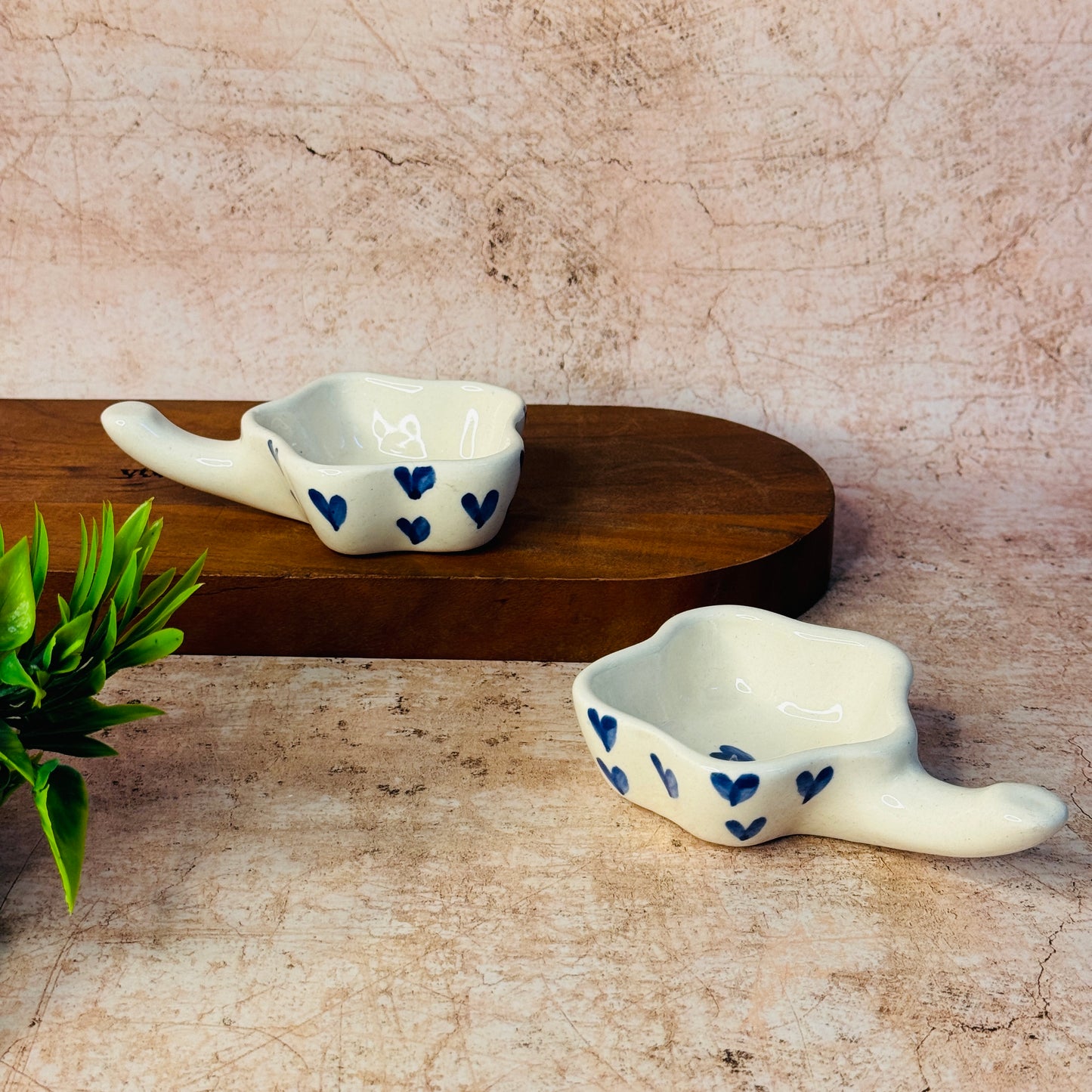 Blue Heart Dip Bowl (Pack of 1)
