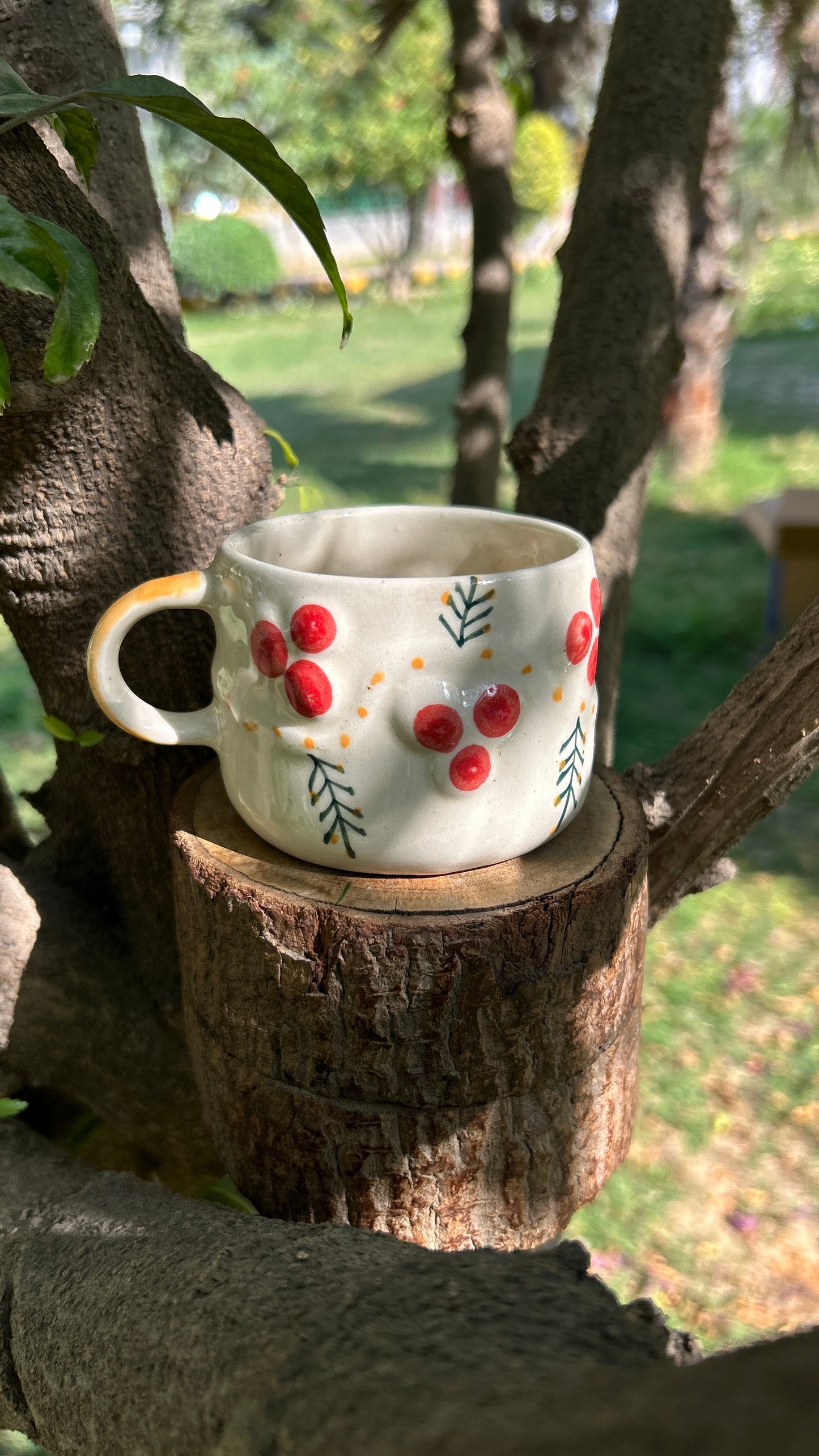 Plum Tea Cup