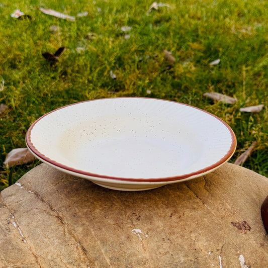 White Pasta Plate (Pack of 1)