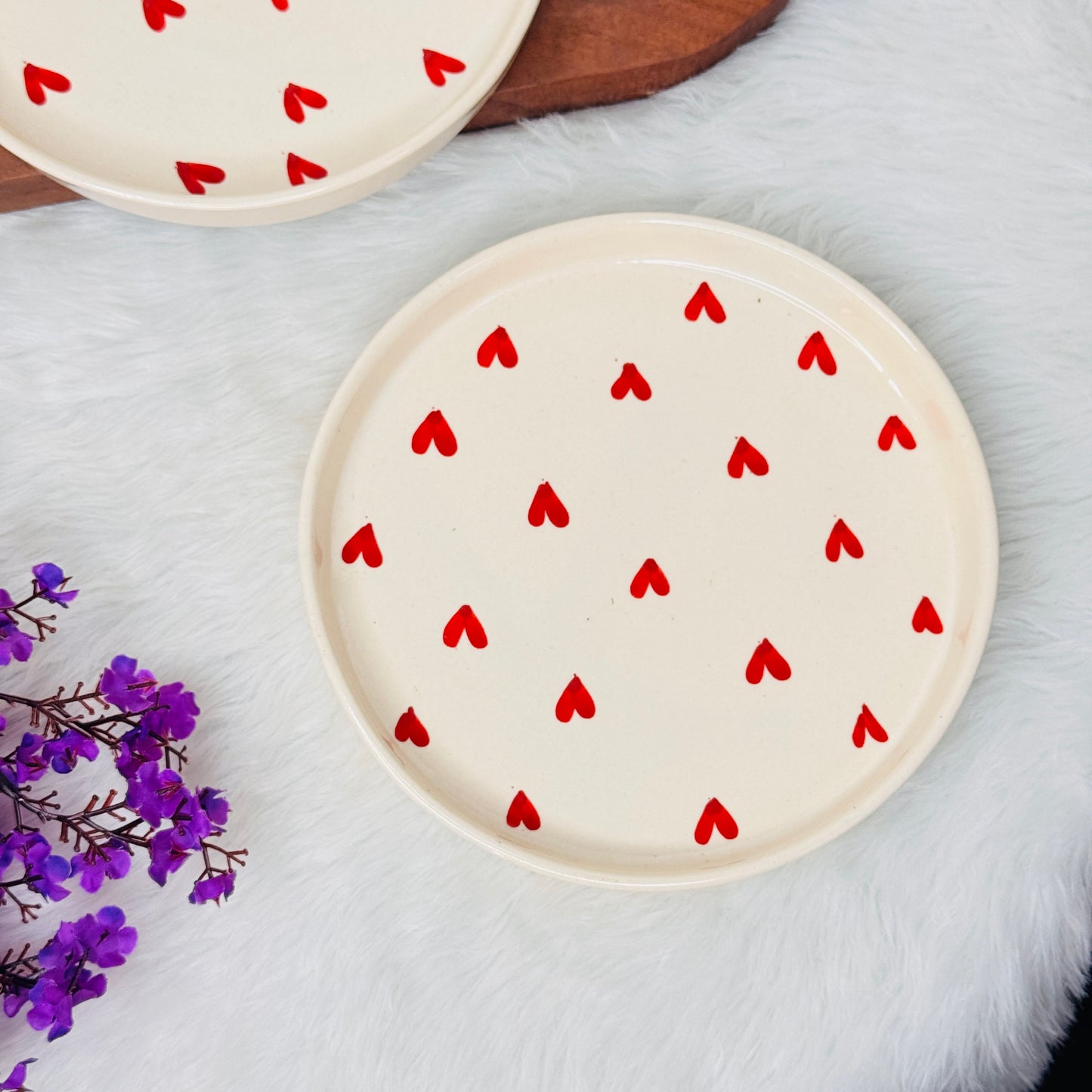 Red Heart Platter (Pack of 1)