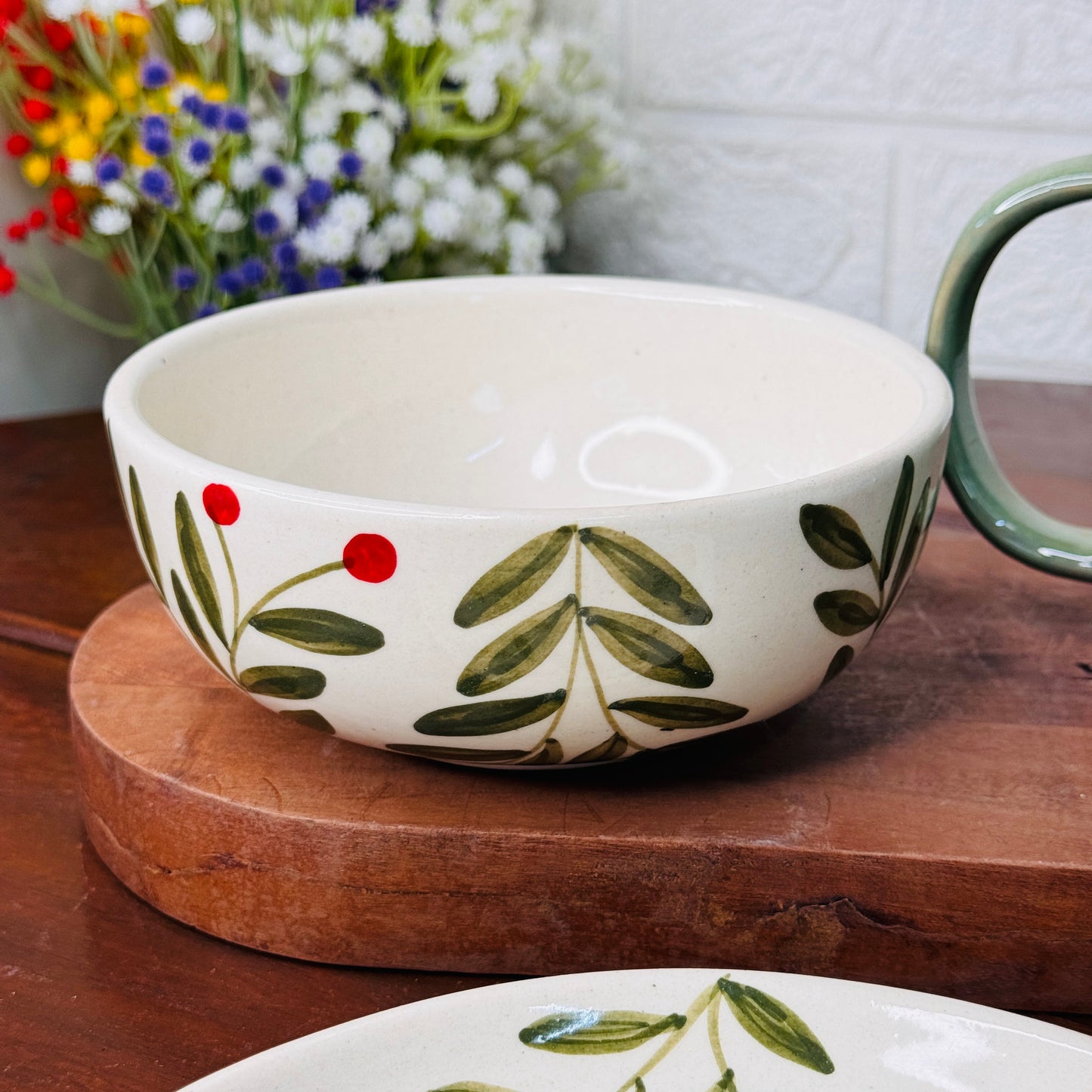 Green Breakfast Set (Pack of 3)