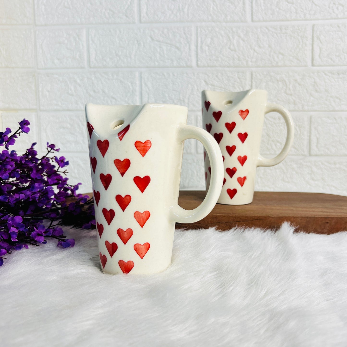 Red Heart Sipper Mug (Pack of 1)