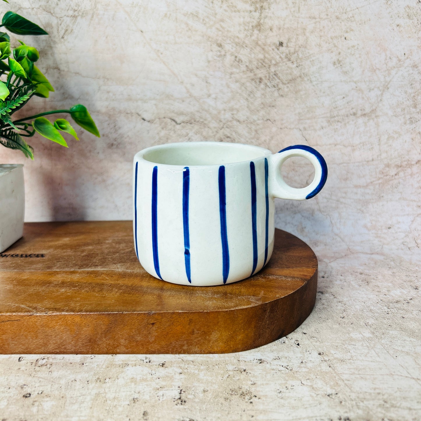 Blue Line Coffee Mug (Pack of 1)