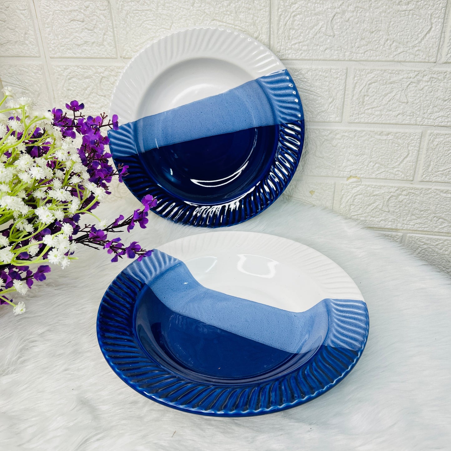 Blue Coast Dual-Tone Deep Plate