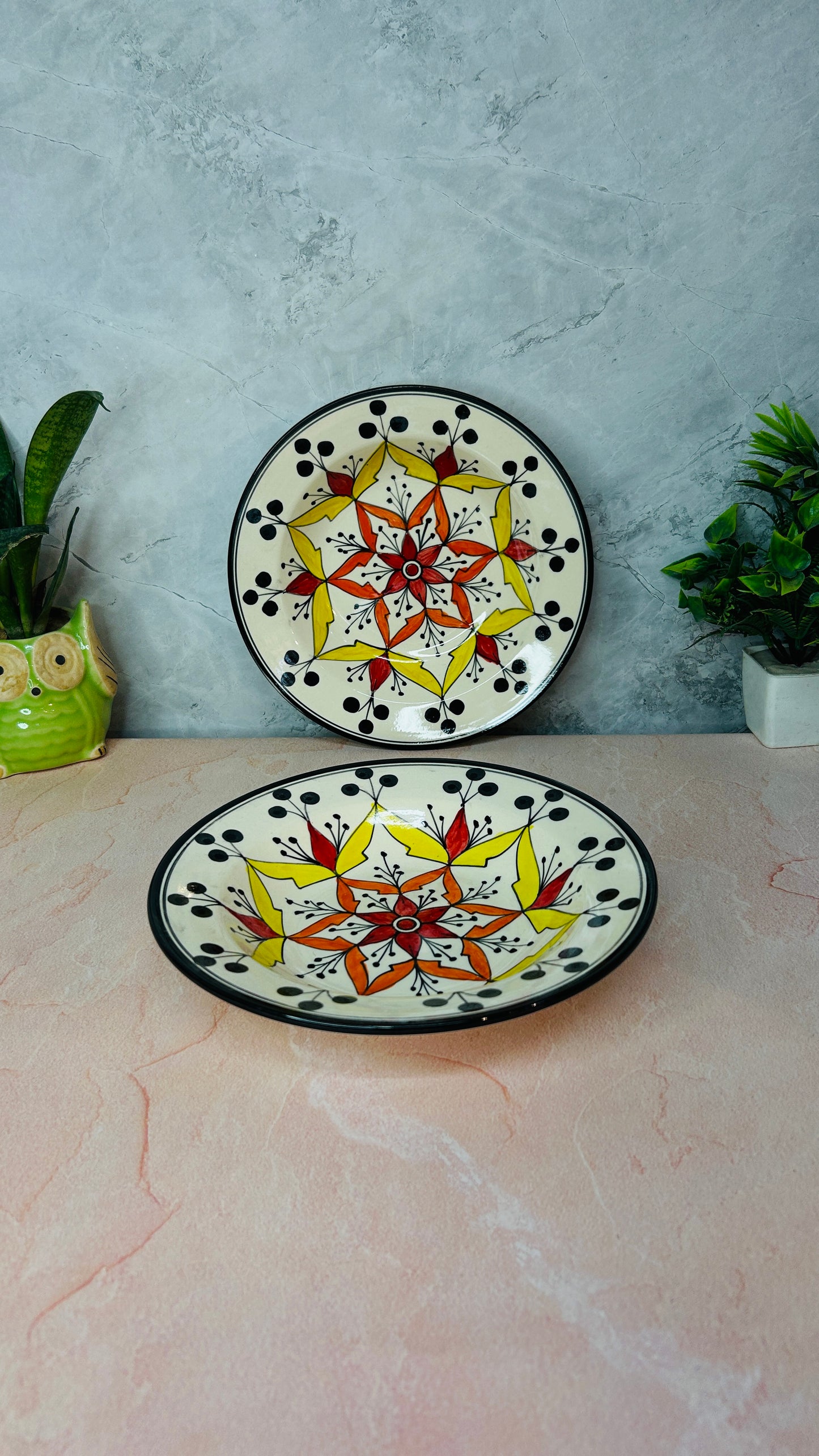 Sunshine Pasta Plate 9 inch (Pack of 1)