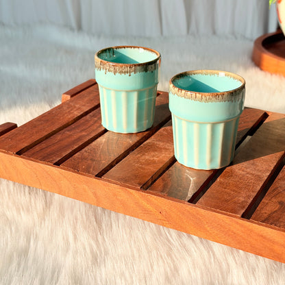 Coastal Aqua Ceramic Kulhad