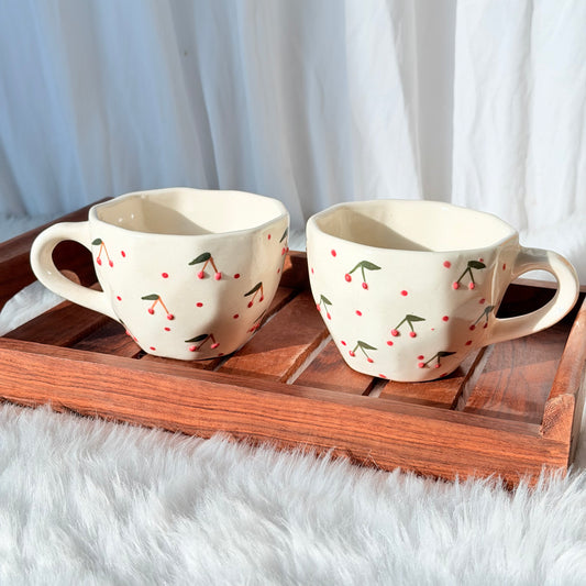 Cherry Crush Ceramic Cup
