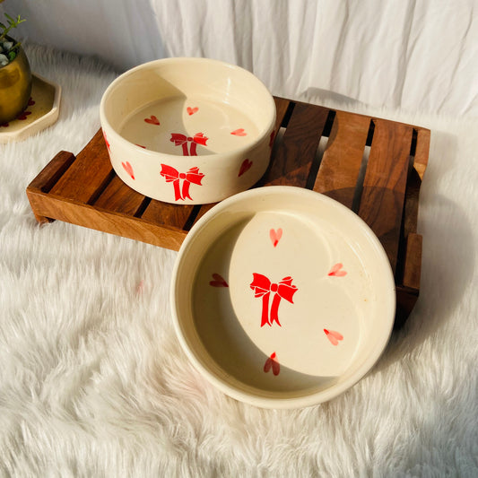 Pink Bow Breakfast Bowl