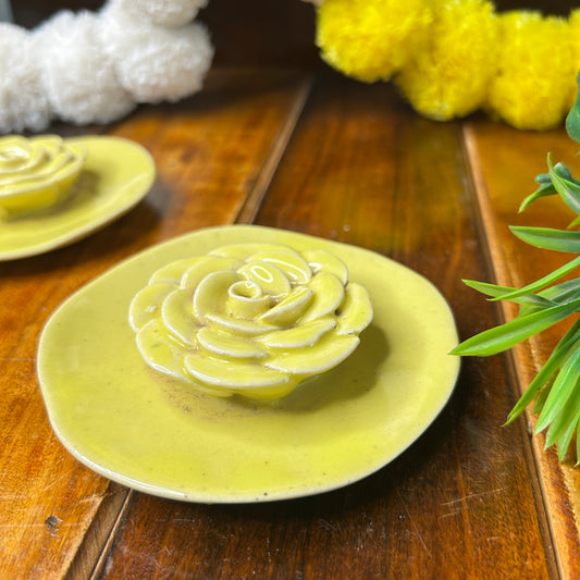Yellow agarbatti  holder ( pack of 1 )