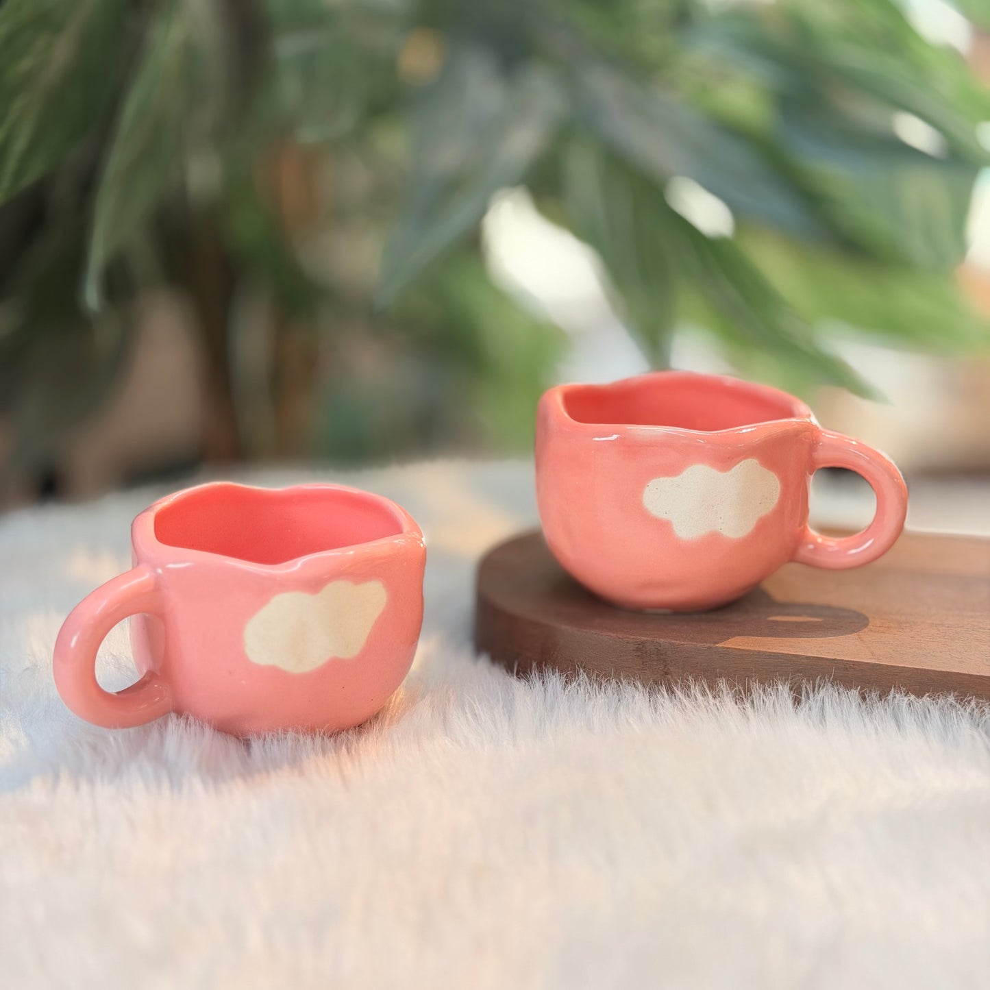 Pink Cloud Ceramic Coffee Mug