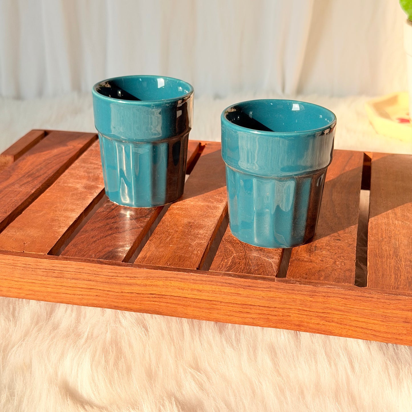 Deep Sea Blue Ceramic Tumbler