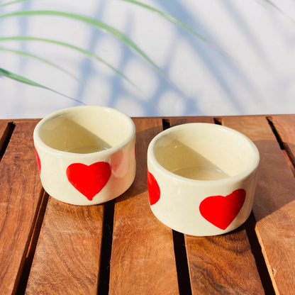 Sweetheart Dip Bowls – Set of 2