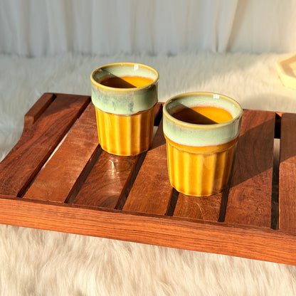 Sun Coast Aqua Ceramic Tumbler