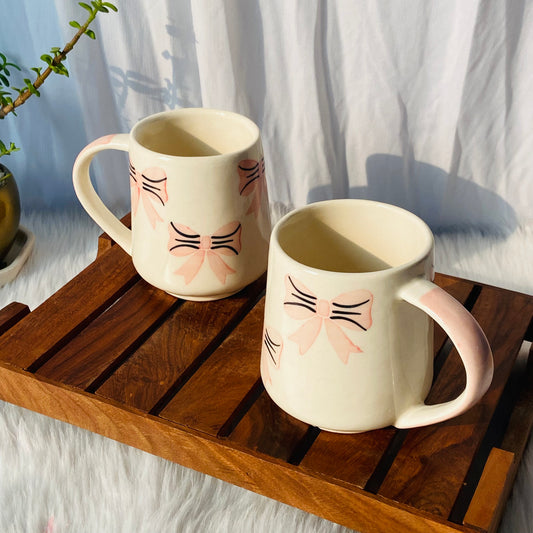 Bow Painted Mug