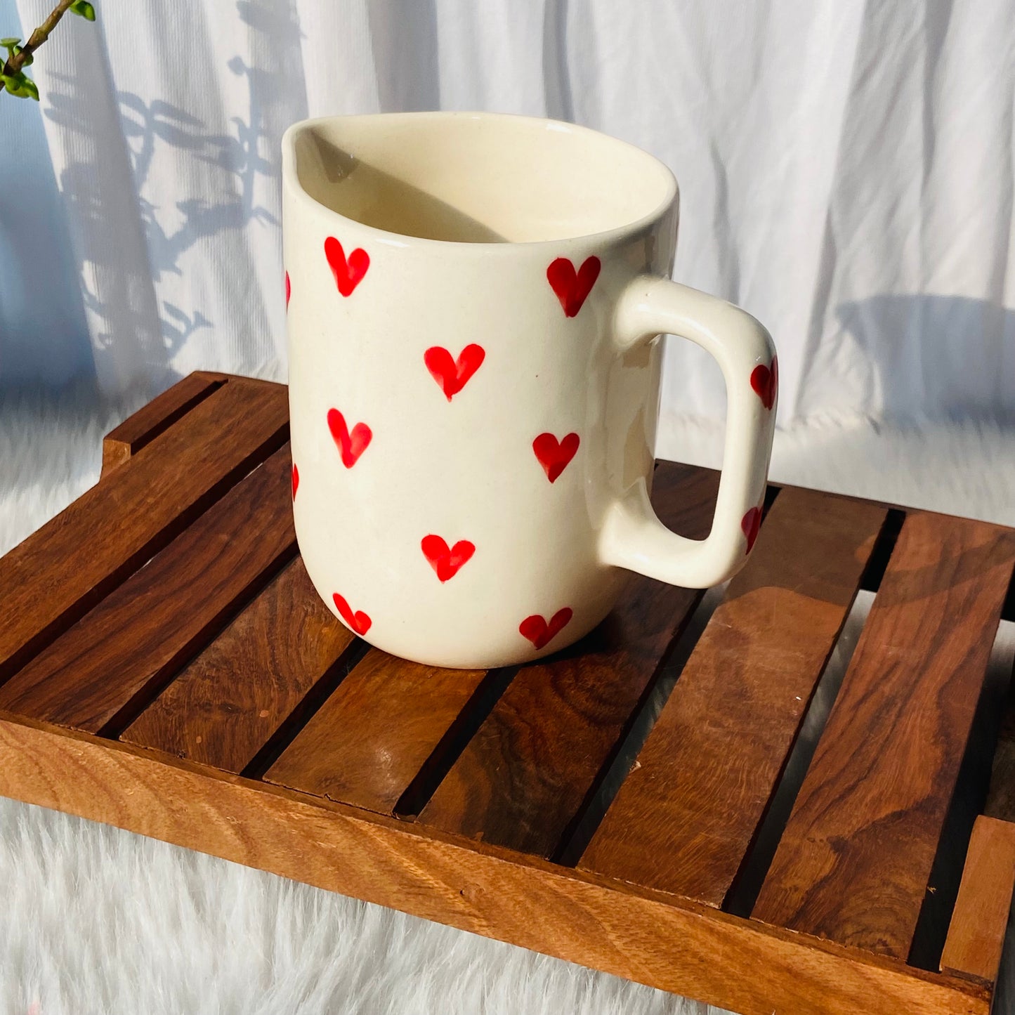 Red Heart Jug
