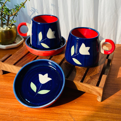 Midnight Bloom Cup Saucer