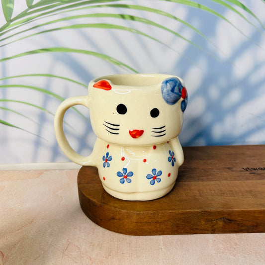 Kitty mug - Blue