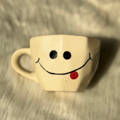 Happy Smiley Handmade Ceramic Coffee Mug