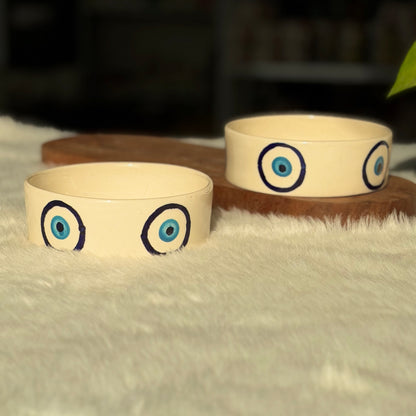 Evil Eye Ceramic Breakfast Bowl