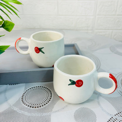 Cherry Bloom Ceramic Breakfast Combo Set (set of 3)