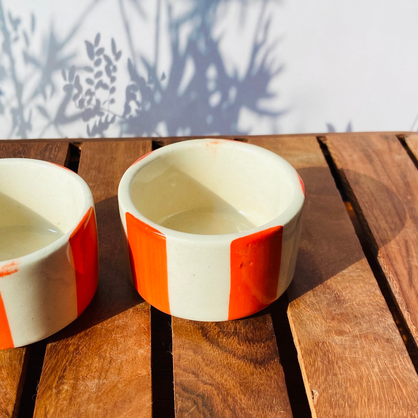 Orange Pop Handcrafted Mini Bowls – Set of 2