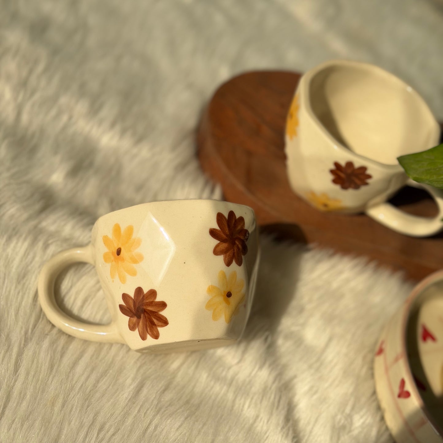 Autumn Bloom Ceramic Coffee Mug – Floral Collection