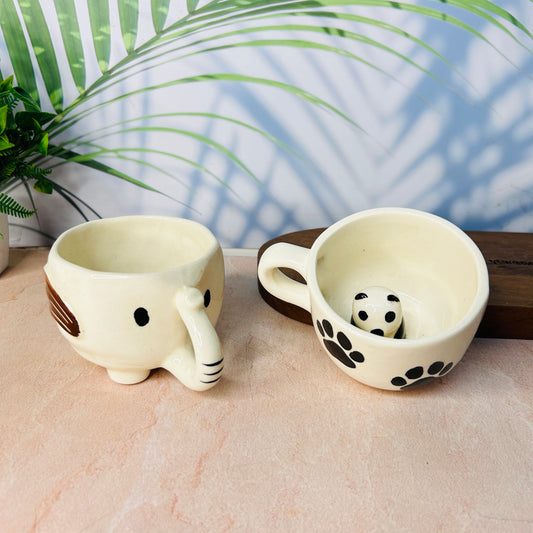 Ele-Panda Mug Combo Set