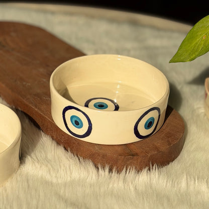 Evil Eye Ceramic Breakfast Bowl