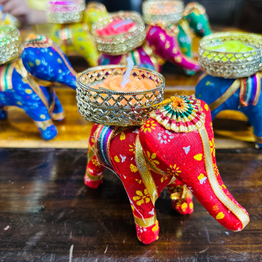 Elephant Tea Light Holders (Set of 6)