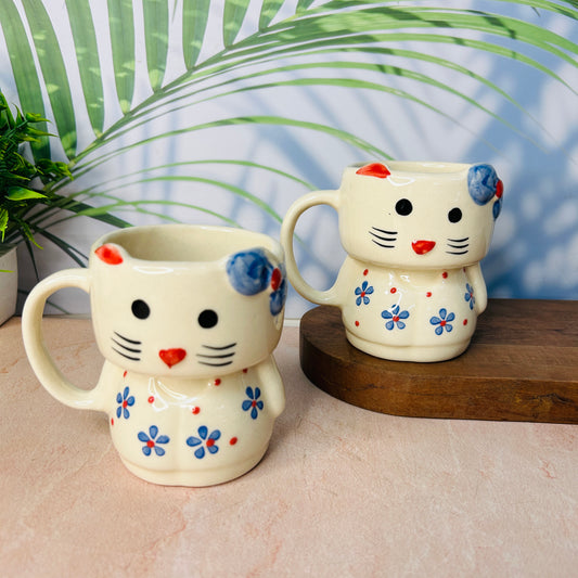 Kitty mug - Blue