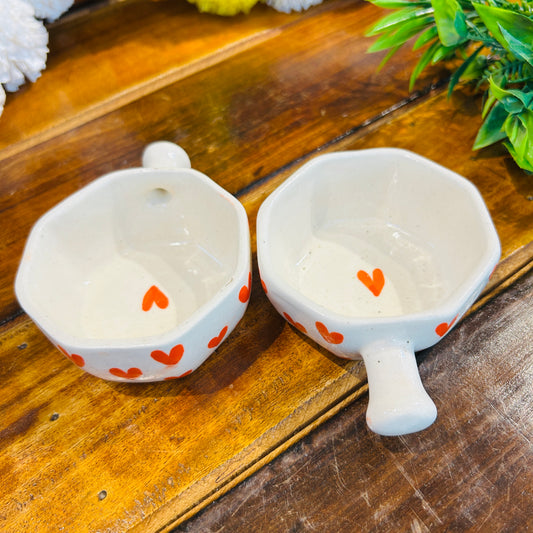 Red Handle Dip Bolw ( pack of 1 )