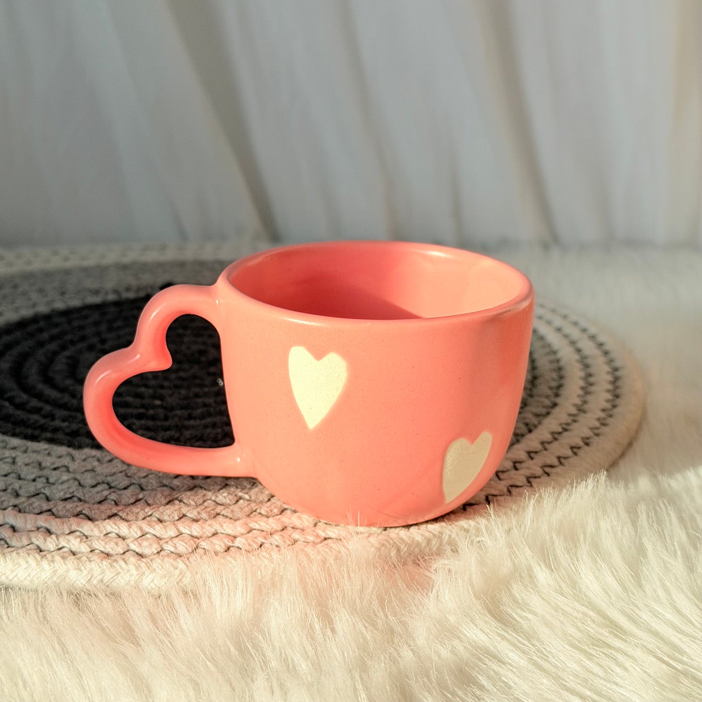 Sweetheart Blush Ceramic Cup