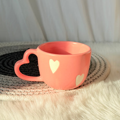 Sweetheart Blush Ceramic Cup