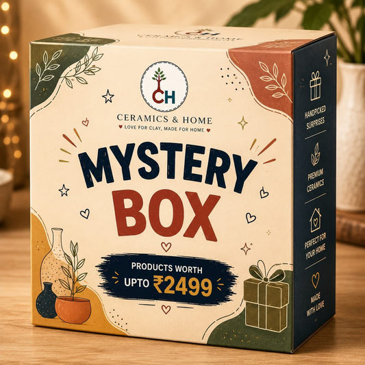 Ceramics & Home Mystery Box – ₹1499 Edition | Surprise Handmade Ceramic & Home Décor Collection