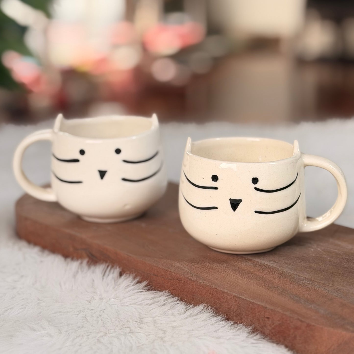 Cute Cat Face  Ceramic Mug – Coffee & Tea Mug