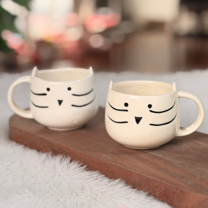 Cute Cat Face  Ceramic Mug – Coffee & Tea Mug