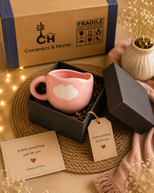 Blush Cloud Handmade Ceramic Mug – Gift Edition
